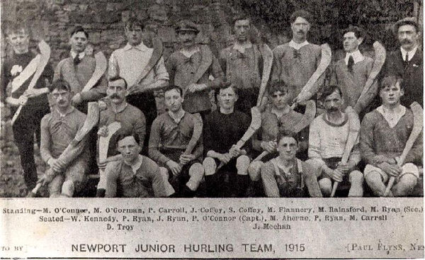 Newport Junior Hurling Team 1915